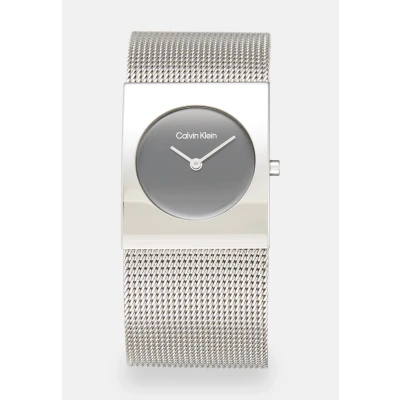 Abbildung von Calvin Klein Pulse Uhr silvercoloured/black, Damen, Größe: One Size, Silver coloured/black