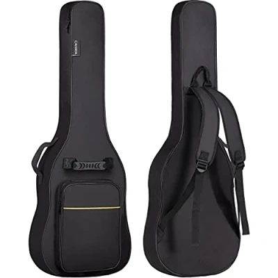 Abbildung von CAHAYA E Gitarrentasche 6 mm gepolsterte Gigbag Weicher mit Einer Vordertasche passend für 40 Zoll Gitarre CY0226