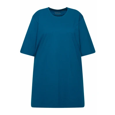 Abbildung von Ulla Popken Damen große Größen Übergrößen Plus Size T Shirt, Rundhalsausschnitt, Relaxed, Halbarm