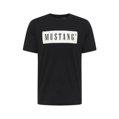 Abbildung von Mustang Tshirt print, Herren, Größe: XL, Schwarz