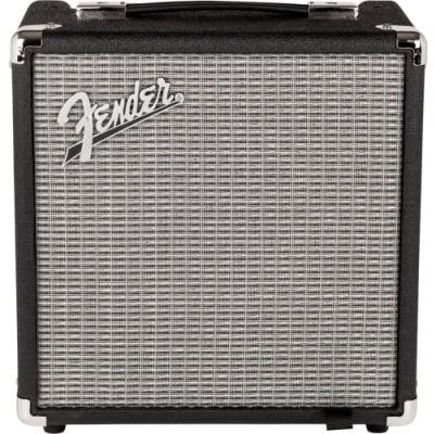 Abbildung von Fender Rumble 15 Bassverstärker, 15W Combo Verstärker, ideal für E Bass, kompakt, tragbar, Übungsverstärker mit Kopfhöreranschluss, leistungsstarker Klang, leicht bedienbar, Zuhause