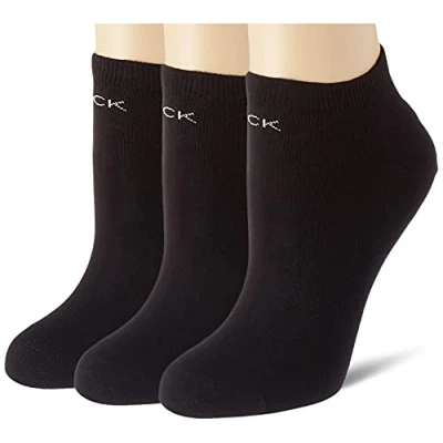 Abbildung von Calvin Klein Underwear Women Liner LOGO 3 PACK Socken, Damen, Größe: 37 41, Black
