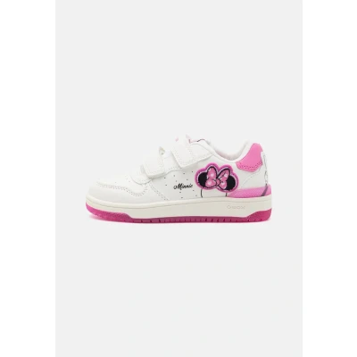 Abbildung von Geox Disney Minnie Washiba GIRL Sneaker low für Kinder, Größe: 26, White/fuchsia Schuhe
