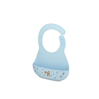 Abbildung von Mepal Lätzchen Mio Little Dutch Abgerundete Nackenverschlüsse für eine bequeme Passform Tiefe Tasche zum Auffangen von Lebensmitteln Spülmaschinengeeignet BPA frei Forest Friends