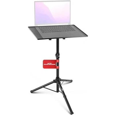 Abbildung von Pyle Laptop Ständer Beamer Stativ &amp; Halterung, Projektor Winkelverstellbares Dreibein Stativ, stand Belastbar, für Bühnen, Studio Büro, Laptop, Computer, DJ Equipment