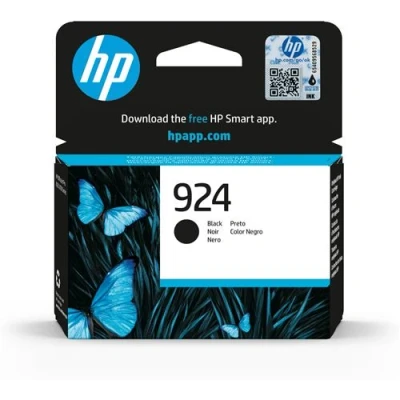 Abbildung von HP 924 (‎‎4K0U6NE) Schwarz Original Druckerpatrone, für OfficeJet Pro 8124e, 8122e, 8132e, 8135e, 8134e, 8125e All in One Drucker