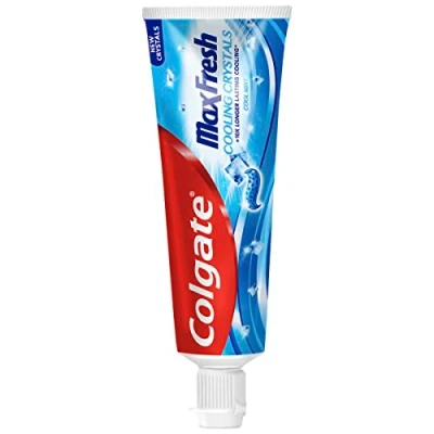 Abbildung von Colgate Zahnpasta Max Fresh Cooling Crystals 75 ml effektive Zahnreinigung für langanhaltende Frische und ein sauberes Mundgefühl hält die Zähne weiß bekämpft Karies