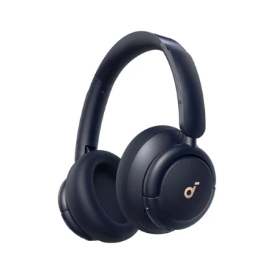 Abbildung von soundcore by Anker Q30 Bluetooth Kopfhörer, Hybrid Active Geräuschisolierung, Individuelle Modi, Hi Res Sound, EQ in App, 40h Akku, bequemer Halt, Verbindung von 2 Geräten (blau)