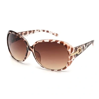 Abbildung von JM Klassisch Bifokale Lese Sonnenbrille für Damen Jahrgang Lesebrille Draussen UV Schutz Tortoise +1,0