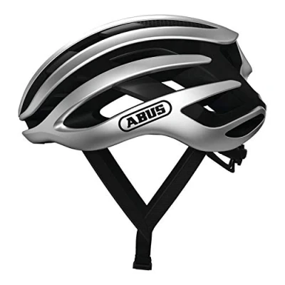 Abbildung von ABUS 81741 0 Fahrradhelm, Silber (Gleam silver), M (52 58 cm)