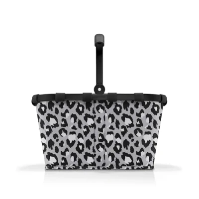 Abbildung von reisenthel carrybag frame leo nero Stabiler Einkaufskorb mit viel Stauraum und praktischer Innentasche Elegantes wasserabweisendes Design