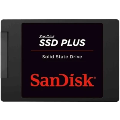 Abbildung von SanDisk SSD Plus interne Festplatte 240 GB (schnelleres Hoch, Herunterfahren und Laden, Lesegeschwindigkeit 530 MB/s, Schreibgeschwindigkeit 440 stoßfest) Festkörper Laufwerk