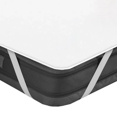 Abbildung von Komfortec Matratzenschoner 90x200cm Baumwolle, Atmungsaktiv, Anti Allergie, Kein Knistern Oeko TEX Zertifiziert wasserdichte Matratzenauflage Bequeme Passform, einfache Reinigung, langlebig