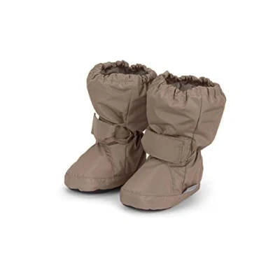 Abbildung von Sterntaler Baby Jungen Schuh Babystiefel, Babystiefelchen Low Top Babyschuh atmungsaktiv mit Kunststoff Sohle braun, 17 18