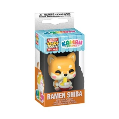 Abbildung von Funko Pop Schlüsselanhänger Kawaii Foodies Ramen Shiba