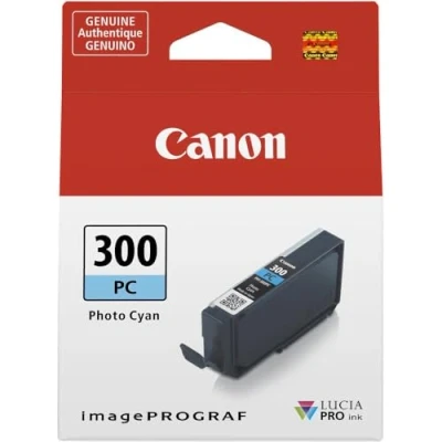 Abbildung von Canon Tintenpatrone PFI 300PC Foto cyan 14,4 ml Original für Tintenstrahldrucker