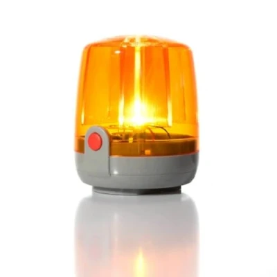 Abbildung von Rolly Toys Blinklicht rollyFlashlight (Blinkleuchte orange, Rundumleuchte mit Montagefuß, für Kinderfahrzeuge, batteriebetrieben) 409556