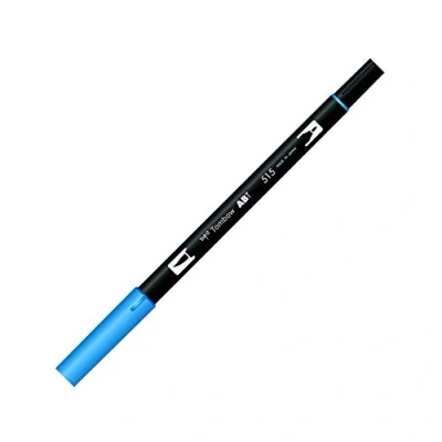 Abbildung von Tombow ABT 515 Fasermaler Dual Brush Pen mit zwei Spitzen, light blue
