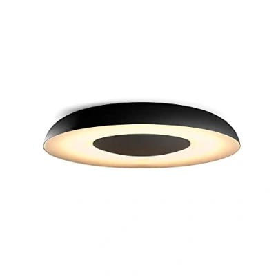 Abbildung von Philips Hue White Ambiance Deckenleuchte Still inkl. Dimmschalter 2350lm, schwarz, dimmbar, alle Weißschattierungen, steuerbar via App, kompatibel mit Amazon Alexa (Echo, Echo Dot), 1 Stück (1er Pack)