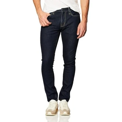 Abbildung von Amazon Essentials Herren Stretchjeans, Skinny Passform, Leicht Ausgespült, 36W / 28L