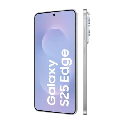 Abbildung von Samsung Galaxy S25 Edge AI Smartphone mit AI, Ohne Vertrag, Handy Android, 12 GB RAM, 512 Speicher, 200 MP Kamera, Titanium Icyblue, 3 Jahre Herstellergarantie [Exklusiv auf Amazon]