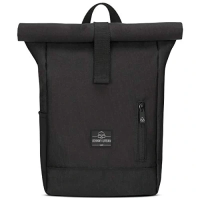 Abbildung von Johnny Urban Rucksack Kinder Jungen &amp; Mädchen Schwarz Junior Aaron Kinderrucksack mit Brustgurt Aus recyceltem Material Ab 3 Jahre 8L Wasserabweisend