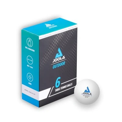 Abbildung von JOOLA 42181 Unisex Erwachsene TT Ball Outdoor Tischtennisbälle, Mehrfarbig, One Size, 6