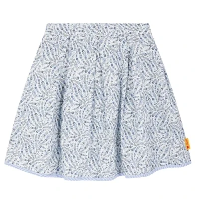 Abbildung von Steiff Faltenrock für Kinder, Größe: 104, Chambray blue