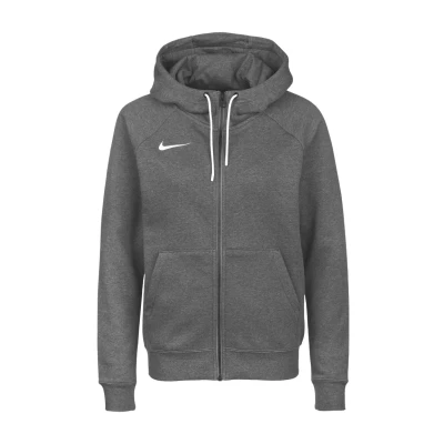Abbildung von Nike Damen Nk Flc Park20 Fz Hoodie Und Reißverschluss Sweatshirt, Charcoal Heathr/White/White, M EU