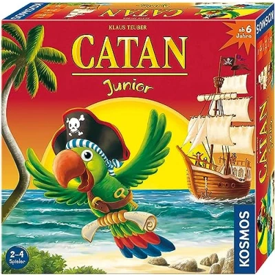 Abbildung von KOSMOS 697495 Catan Junior, Brettspiel für Kinder ab 6 Jahre, Kinderspiel Variante von Siedler Catan, Familienspiel 2 4 Personen Jahren