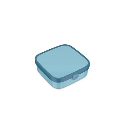 Abbildung von Mepal Bento Brotdose Groß Campus Lunchbox für Kinder Inklusive 2 auslaufsicheren Fächern &amp; Gabel Fach ist mikrowellengeeignet 2x 200 + 1250 ml Cool blue