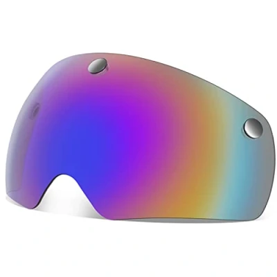 Abbildung von VICTGOAL Magnetische Fahrradhelmbrille Winddicht staubdicht Visier (Farbe)
