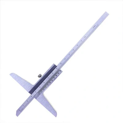 Abbildung von KATSU Tiefenmessschieber 0 150mm 0,02 mm Genauigkeit Metrisches Tiefenmess Messschieber Messwerkzeug 401170