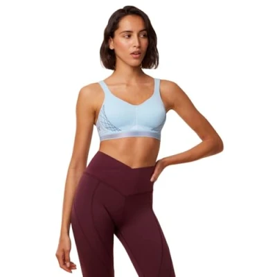 Abbildung von triaction by Triumph Cardio Cloud Sportbh mit starker Stützkraft, Damen, Größe: 75B, Sky blue