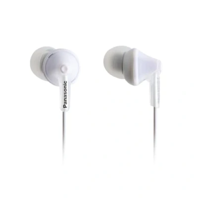 Abbildung von Panasonic RP HJE125E W In Ohr Kopfhörer Drei Paar Pass Stücke, 10 24.000 Hz, 1,1 m Kabel, weiß