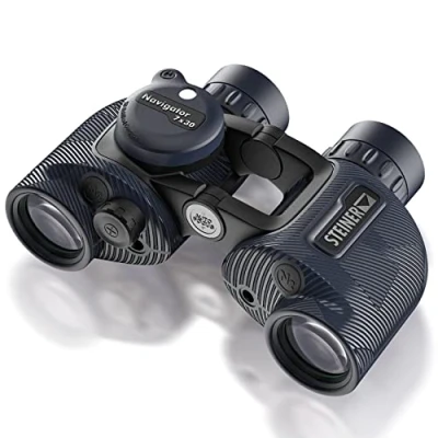 Abbildung von STEINER Marine Fernglas Navigator 7x30c Deutsche Marken Quialtät, 10 Jahre Garantie, HD stabilisierter Kompass, handlich und kompakt, Profi für spontane Segeltörns oder bei Landgang