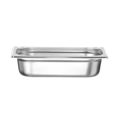 Abbildung von HENDI Gastronormbehälter, Temperaturbeständig von 40 bis 300C, Heissluftöfen Kühl und Tiefkühlschränken Chafing Dishes Bain Marie, Stapelbar, 1.8L, GN 1/4, 265x162x(H)65mm, Edelstahl