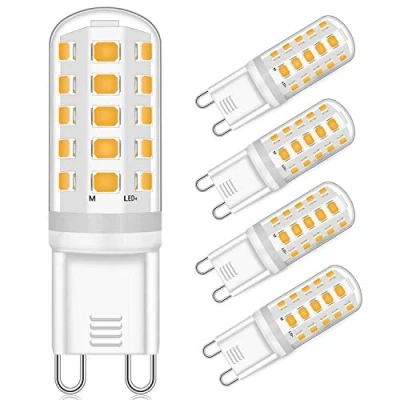 Abbildung von YUIIP G9 LED Lampen, 2700K Warmweiß (Extra Warm), Leuchtmittel Flimmerfrei Ersatz für Halogenlampen Sockel Birne AC 220 240V (5W Dimmbar, 4er Pack)