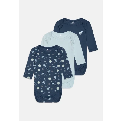 Abbildung von Name it Nbmbody Dark Space 3 PACK Body für Kinder, Größe: 50, denim