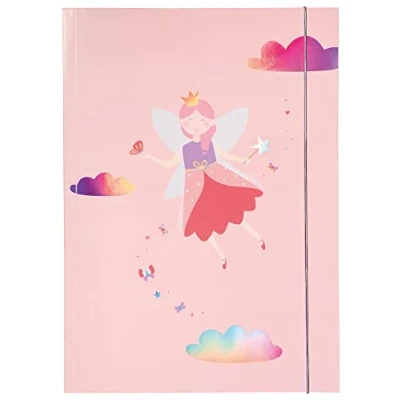 Abbildung von folia 69011 Sammelmappe A3 Hot Foil Little Fairy, aus stabilem Karton mit Gummiband