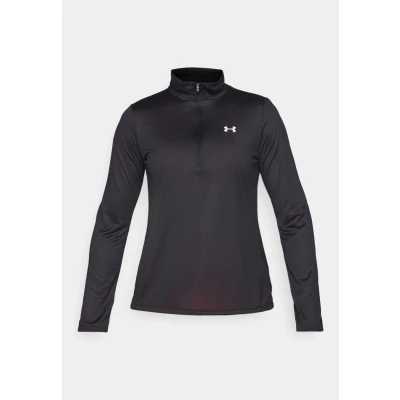 Abbildung von Under Armour TECH 1/2 ZIP Solid Langarmshirt, Damen, Größe: XL, Black/white
