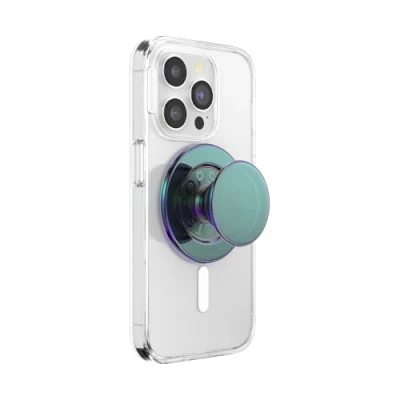 Abbildung von PopSockets: PopGrip Round für MagSafe Inklusive Adapterring Ausziehbarer Sockel und Griff mit einem Austauschbarem Top Smartphones Hüllen Nightshade