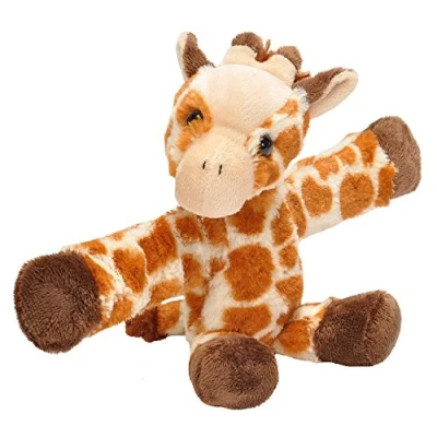 Abbildung von Wild Republic 18089 Huggers Schnapparmband Kuscheltier, Plüschtier, Giraffe 20 cm
