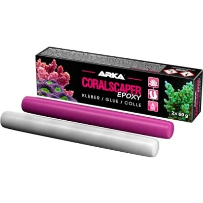 Abbildung von MICROBE LIFT ARKA Coralscaper 120g 2K Epoxy Korallenkleber für sichere Befestigung von Korallen &amp; Riffaufbauten in Meerwasseraquarien, fest langlebig