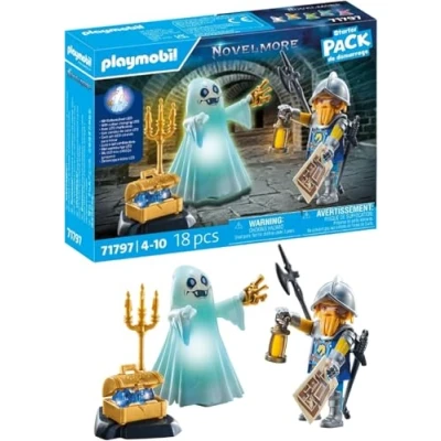Abbildung von PLAYMOBIL Novelmore Schlossgespenst und Ritter Spielzeug für Kinder ab 4 Jahren 71797