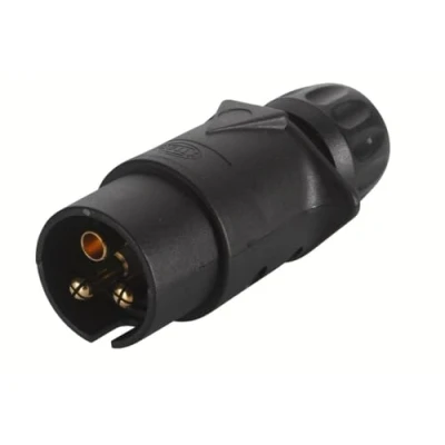 Abbildung von HELLA 8JA 002 263 031 Stecker 24V 3 polig Stecker: Schraubkontakt schwarz