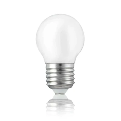 Abbildung von hellum E27 Glühbirne LED mit 2,5 Watt und 250 Lumen, warmweiss 2700 Kelvin, Birne matt, Leuchtmittel Ersatz für 25 Glühlampe, G45 209204