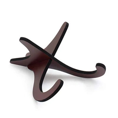 Abbildung von TIGER &quot;X&quot;Frame Ständer aus Holz für Ukulele, Mandoline, Banjo und Violine Zerlegbar