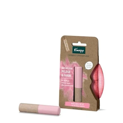 Abbildung von Kneipp Farbige Lippenpflege Natural Rosé, natürliche Pflege &amp; Farbe für gepflegte getönte Lippen 3,5 g.