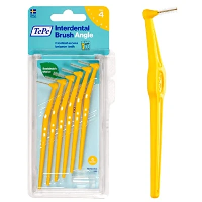 Abbildung von TEPE mit abgewinkeltem Kopf, gelb, Blister, gelb (0,7 mm)